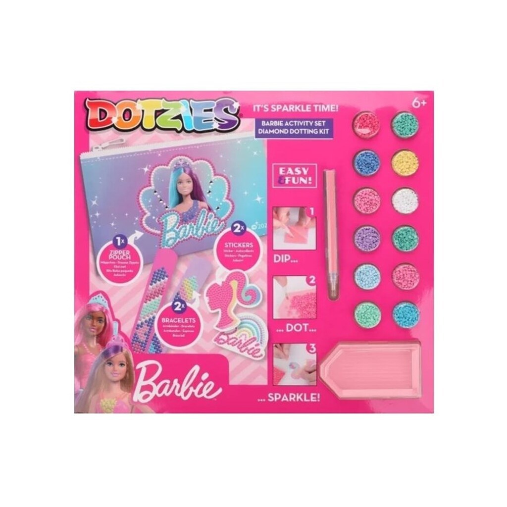Hobby Mate BARBIE Diamond Painting armbånd, 2 stk.