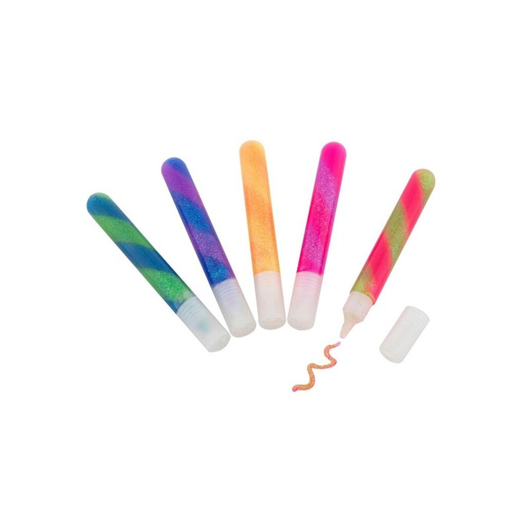 Creative Craft Group Twisted Glitter Glue 5pcs.