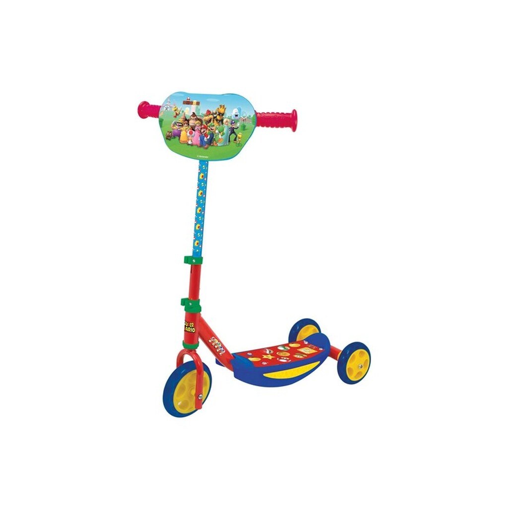 Smoby Super Mario 3-Wheel Children&apos;s Scooter