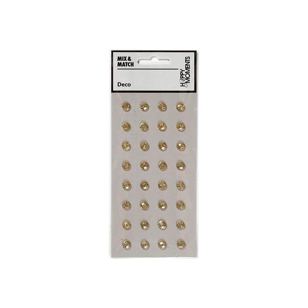 Creativ Company - Rhinestones Gold 32pcs.