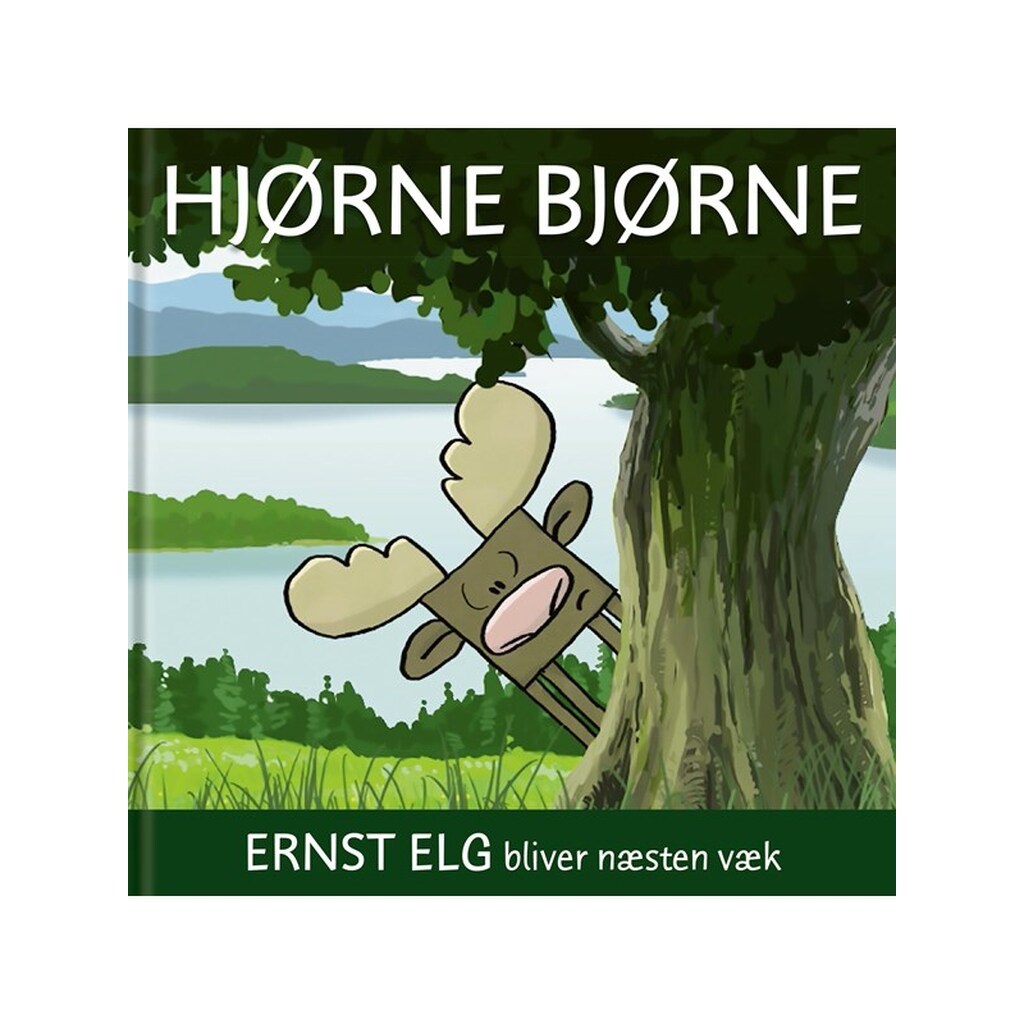 Hjørnebjørne Ernst Elg bliver næsten væk - Børnebog - paperback