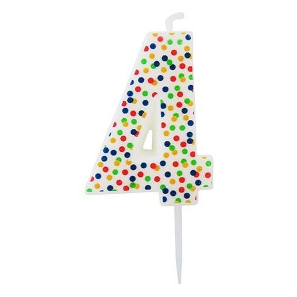 SCANSEASON Lys m. tal 4 . 7,5cm høj