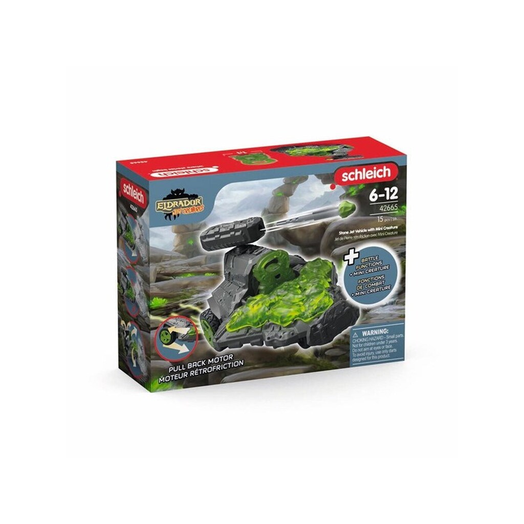 Schleich Stone Jet Vehicle with Mini Creature