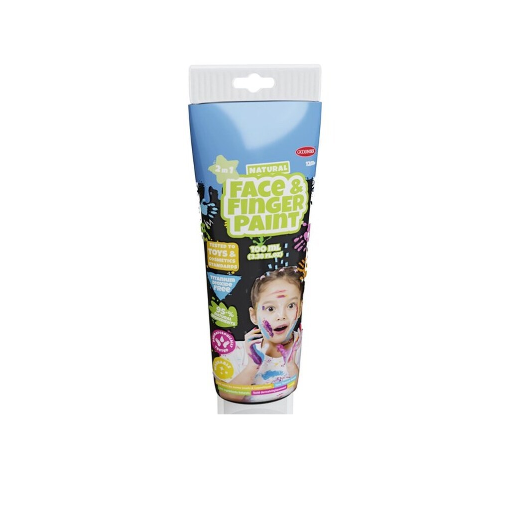 Boti Natural Face &amp; Fingerpaint Tube - Black 100ml