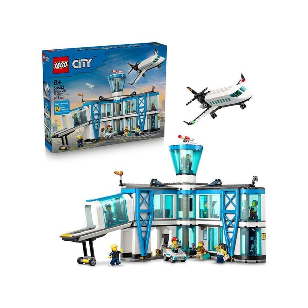 LEGO City 60502 Lufthavn med fly