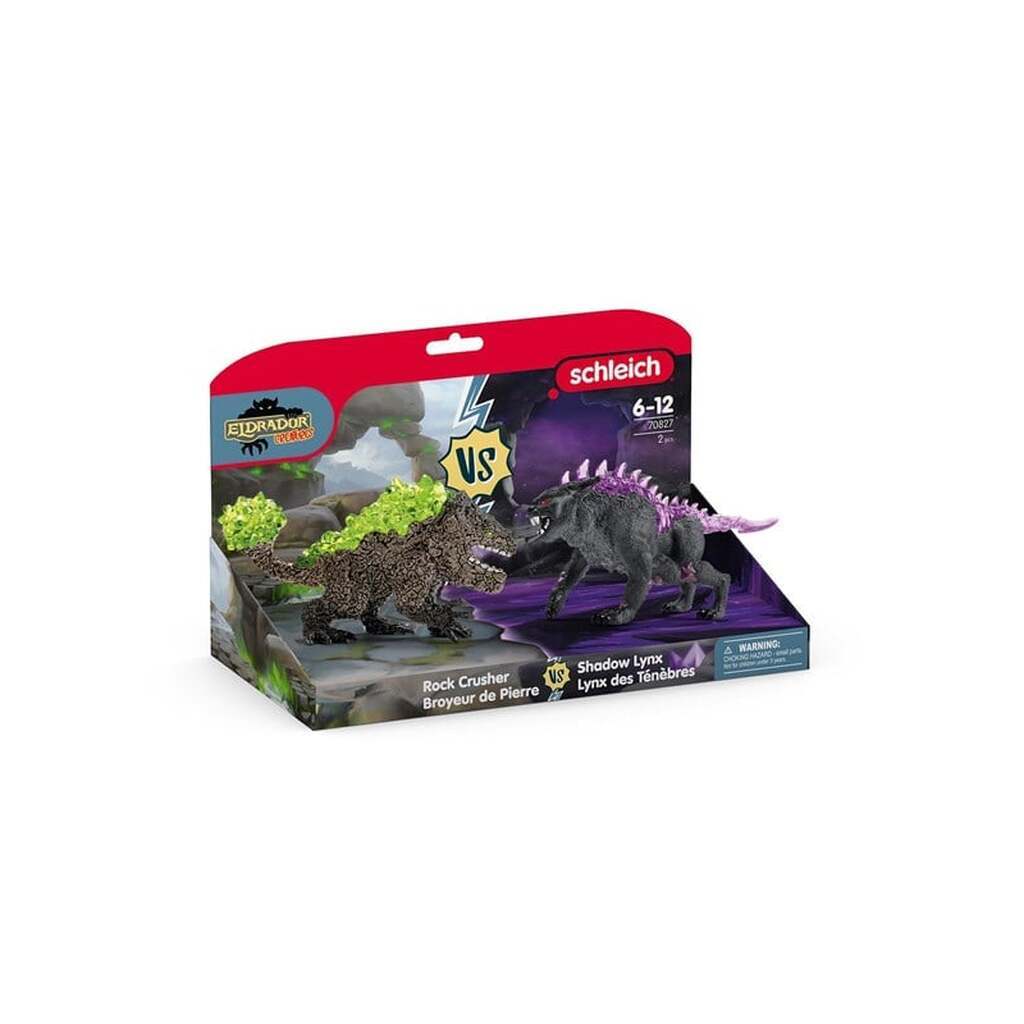 Schleich Skyggelos vs. Rock crusher