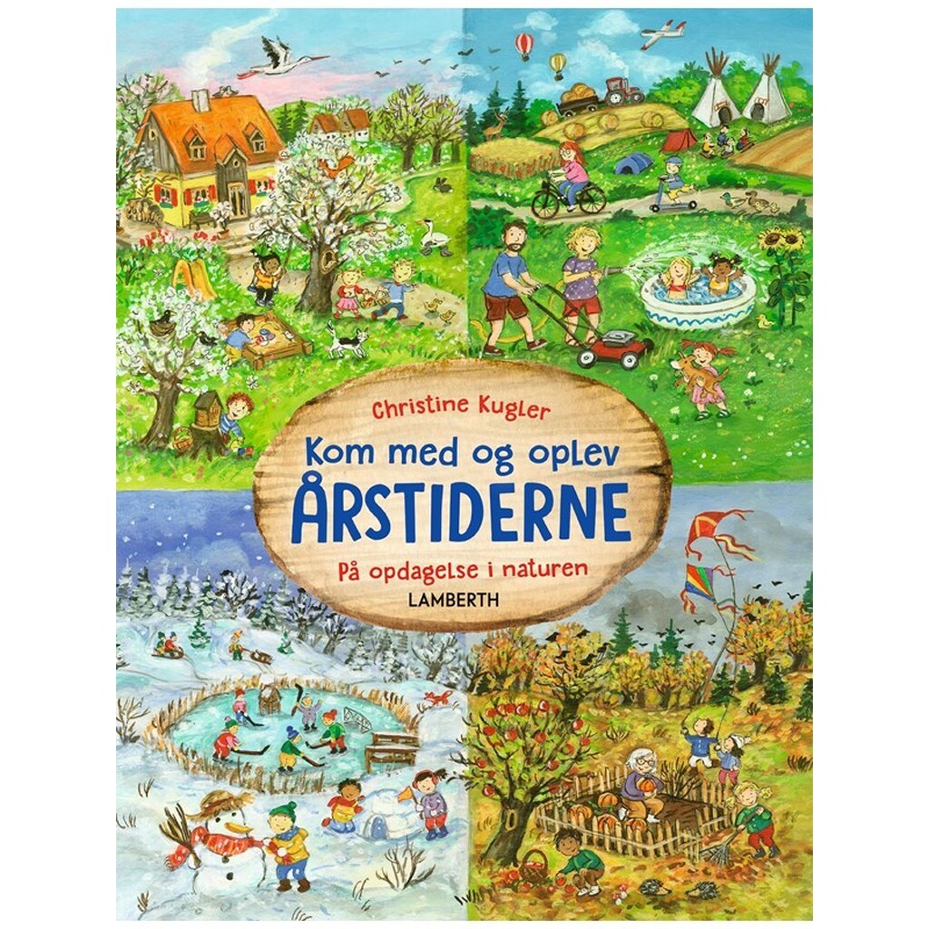 Kom med og oplev årstiderne - Børnebog - Papbog