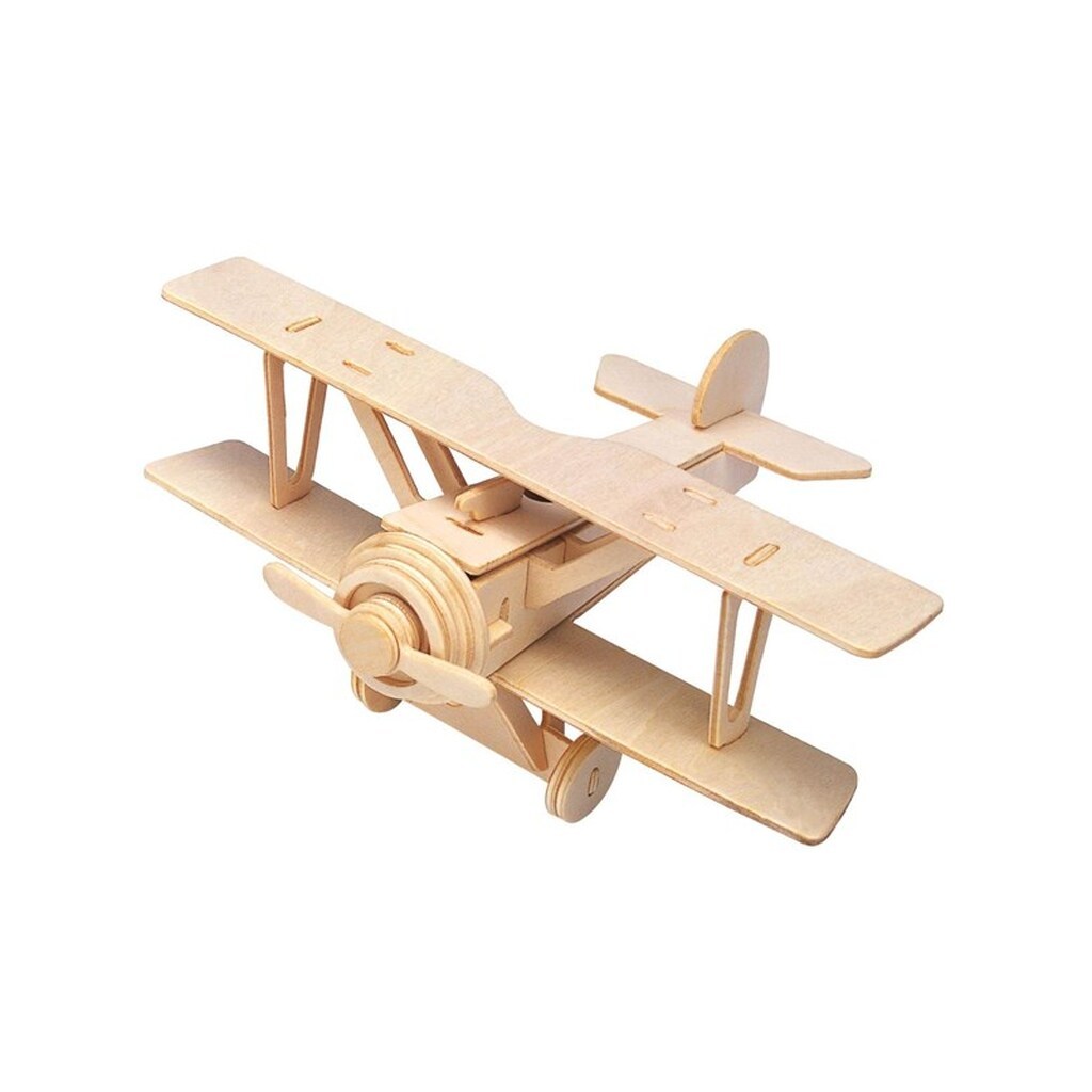 Eureka Geppetto&apos;s Workshop Wooden Construction Kit 3D - Double Decker