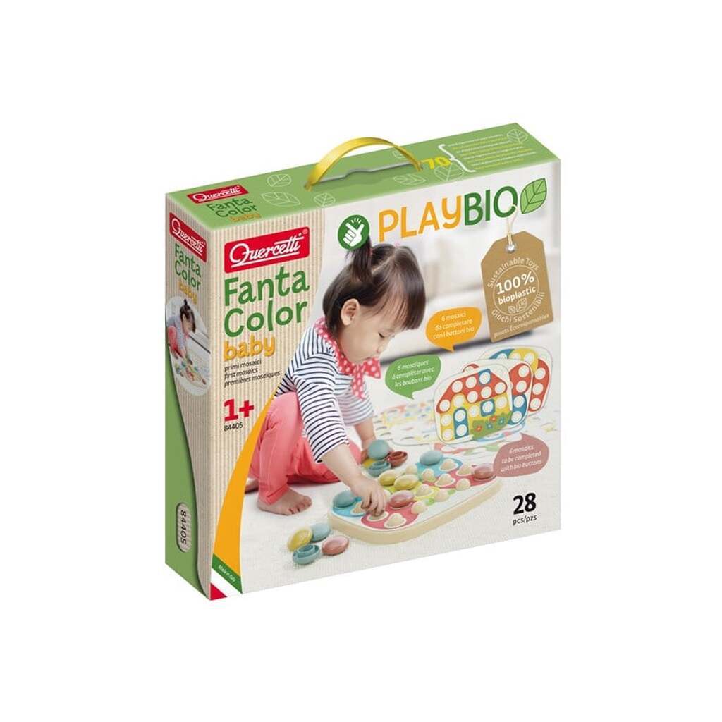 Quercetti - PlayBio Fantacolor Baby 28pcs