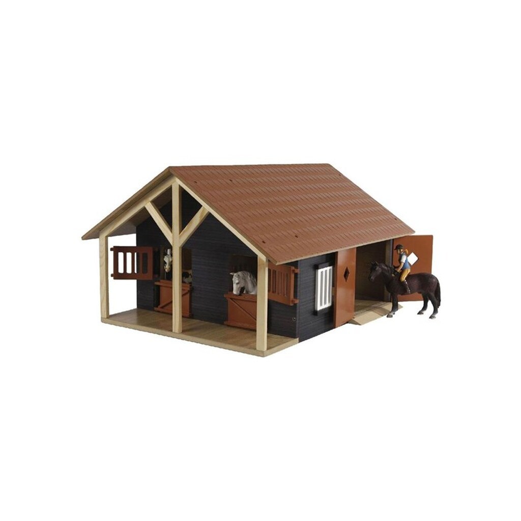 Kids Globe Horse Stable with 2 Boxes and Storage 1:24