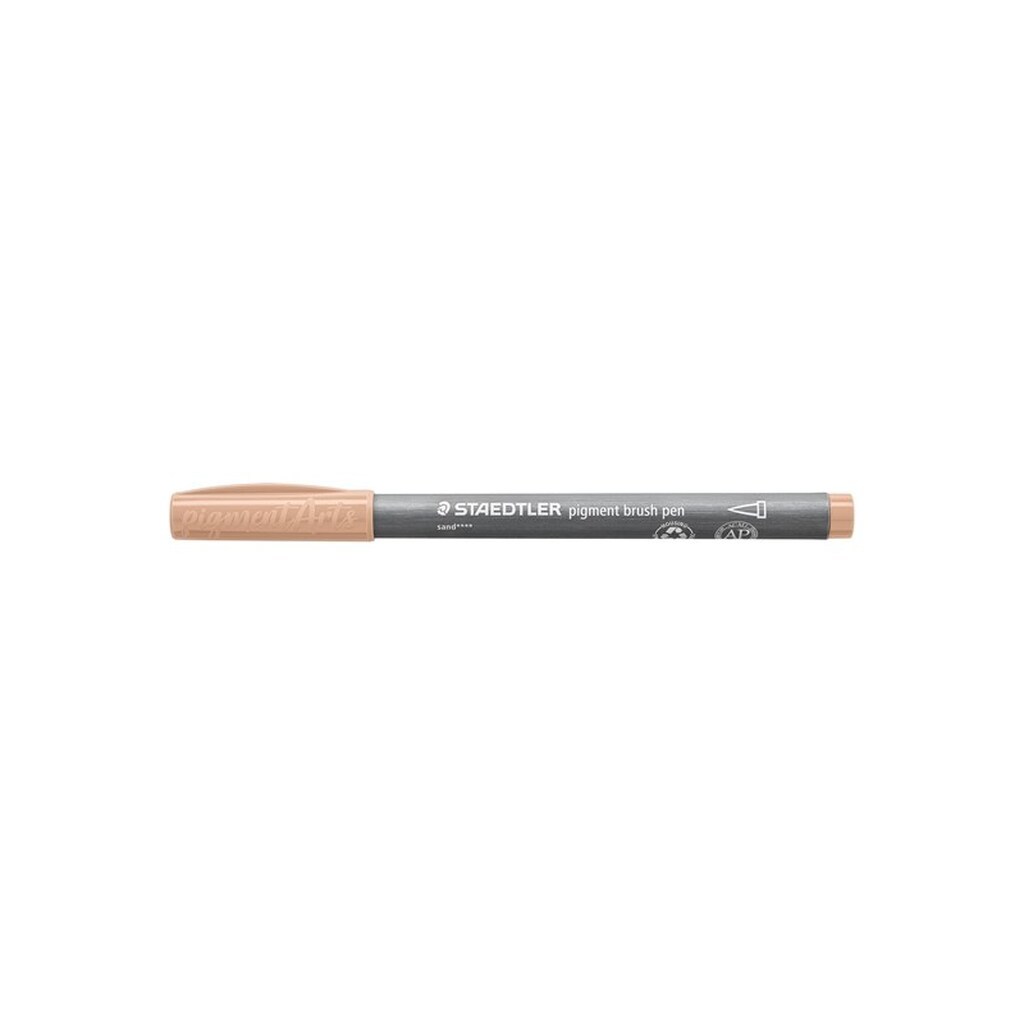 Staedtler BRUSH PIGMENT PEN, ÆSKE 10 STK, SAND