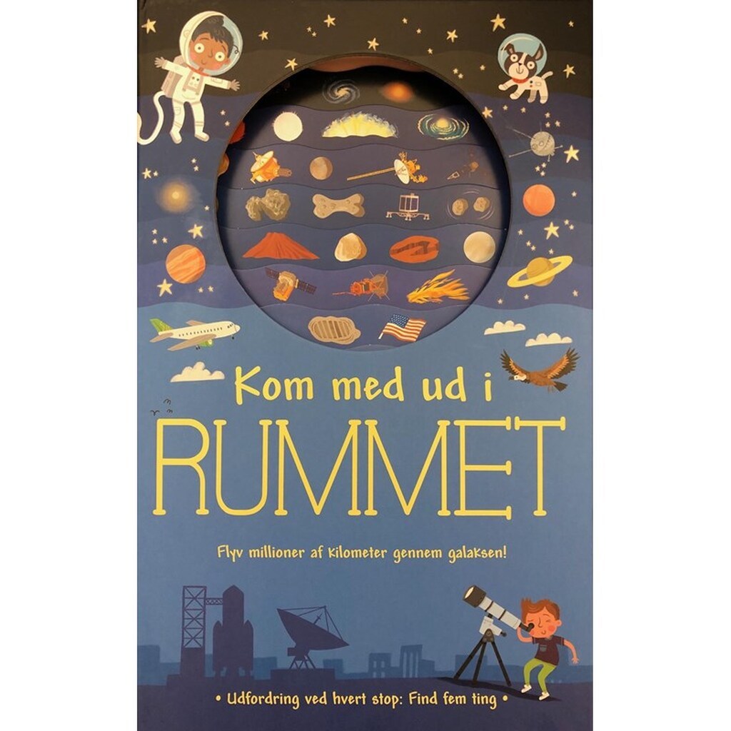 Kom med ud i rummet - Børnebog - Papbog