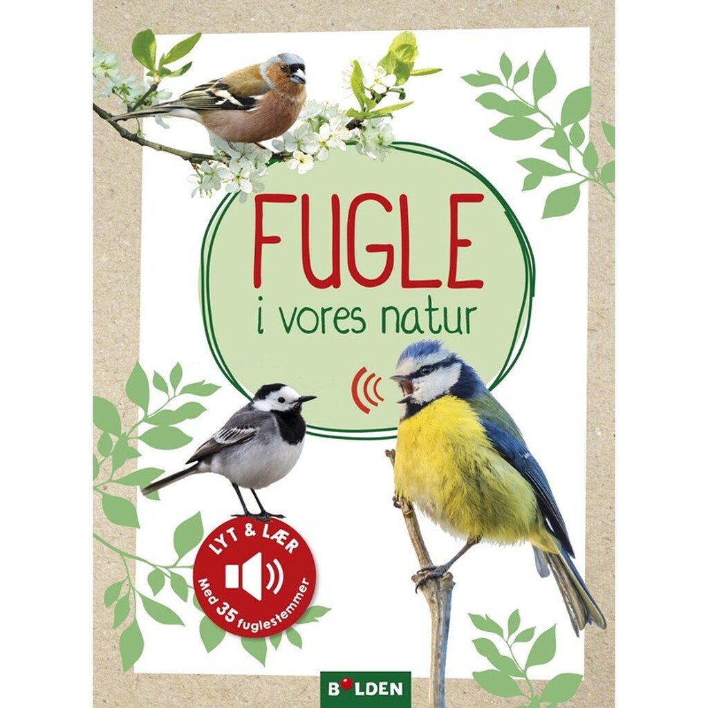 Fugle i vores natur - Børnebog - hardcover
