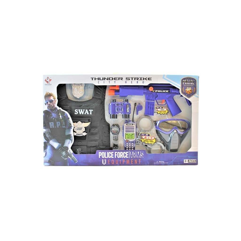 GA Toys Politilegetøj SWAT 9 dele