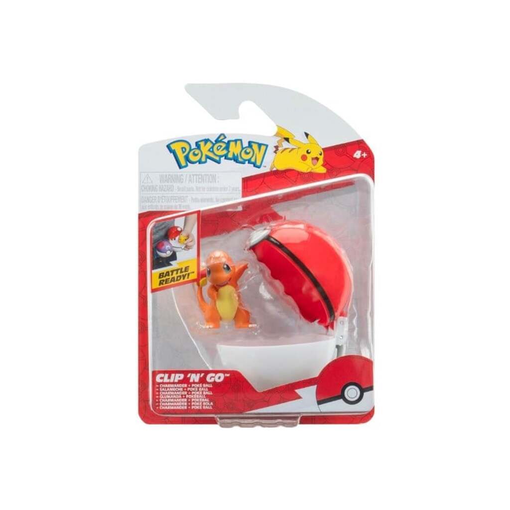 Pokemon POKEMON CLIP N GO CHARMANDER WITH POKE BALL