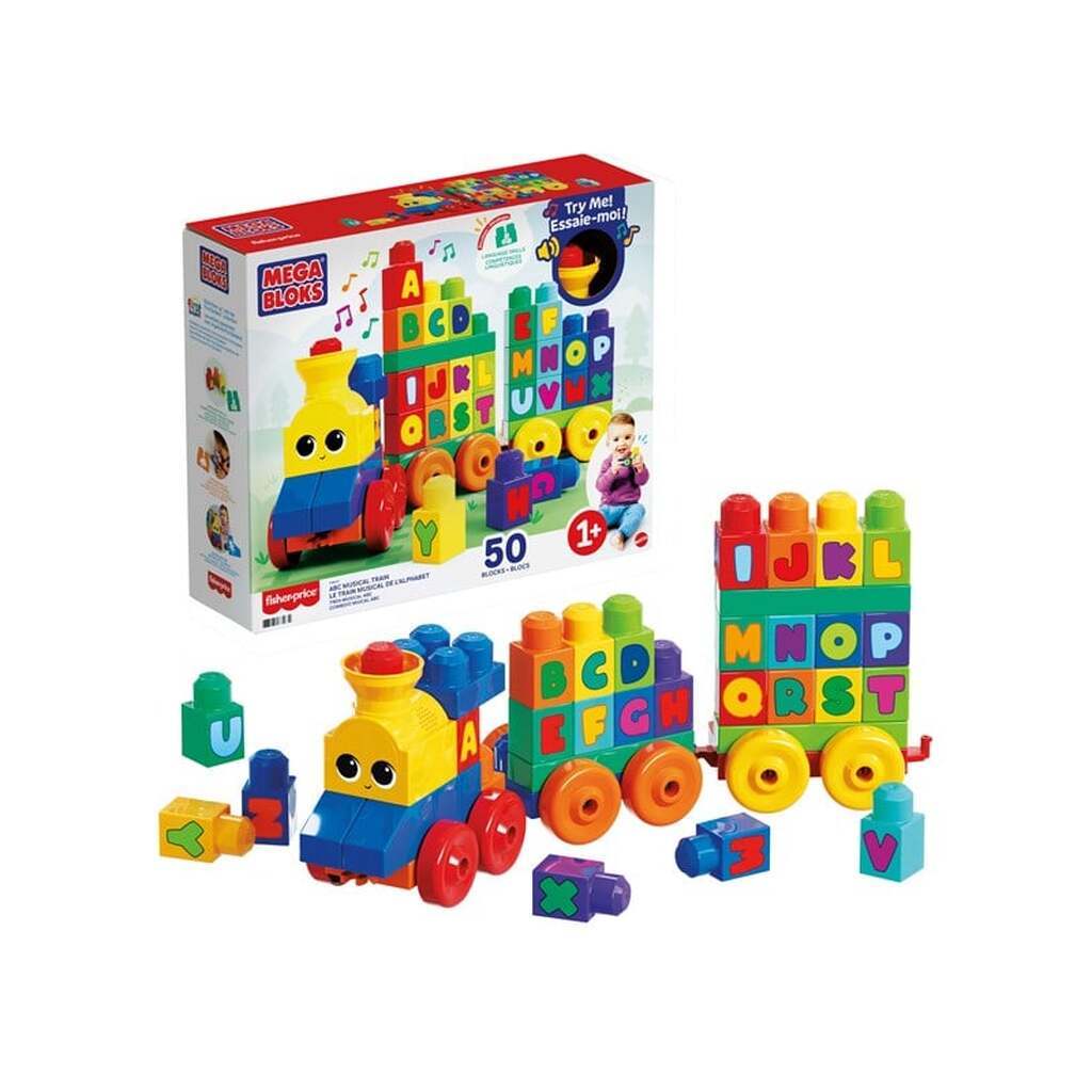 MEGA BLOKS ABC-tog med musik