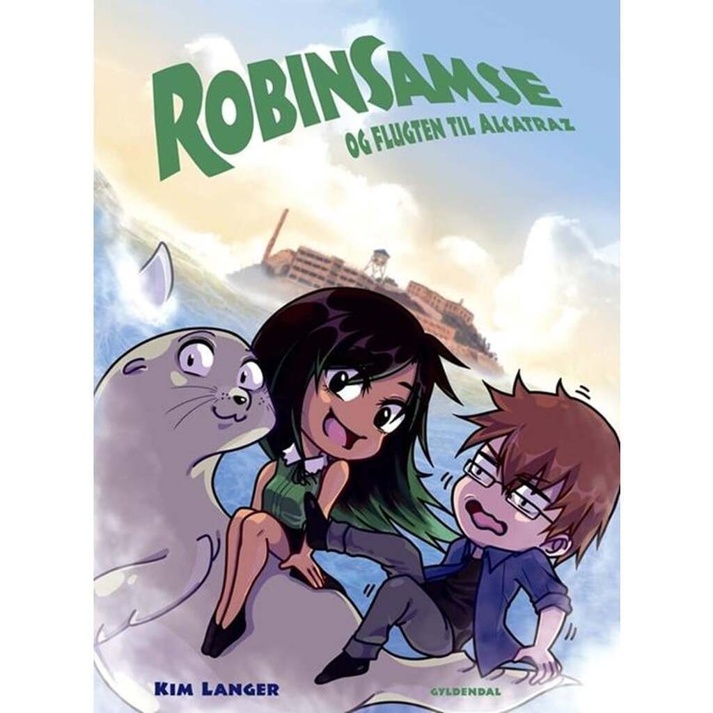 Robinsamse og flugten til Alcatraz - Børnebog - Hardcover