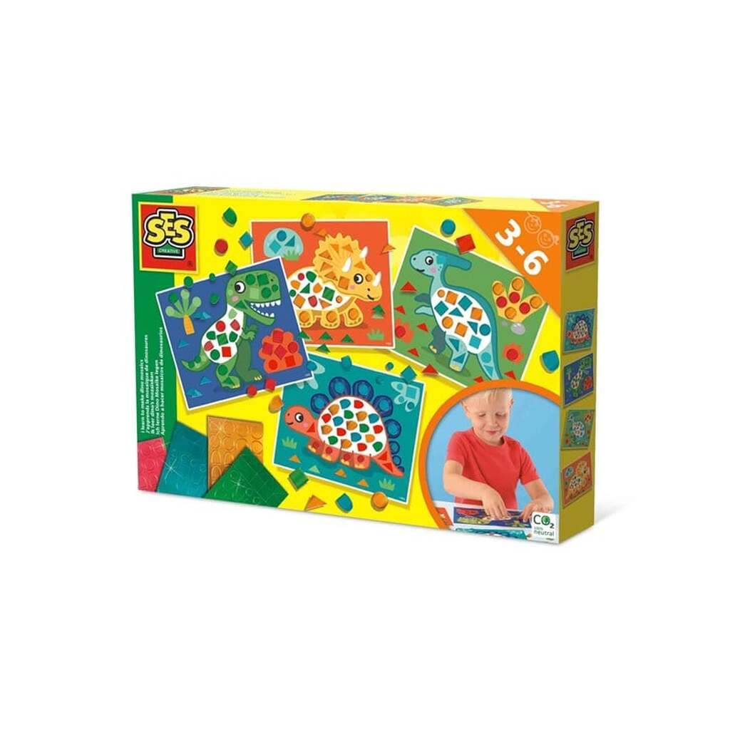 SES Creative I learn To Make Dino Mosaics