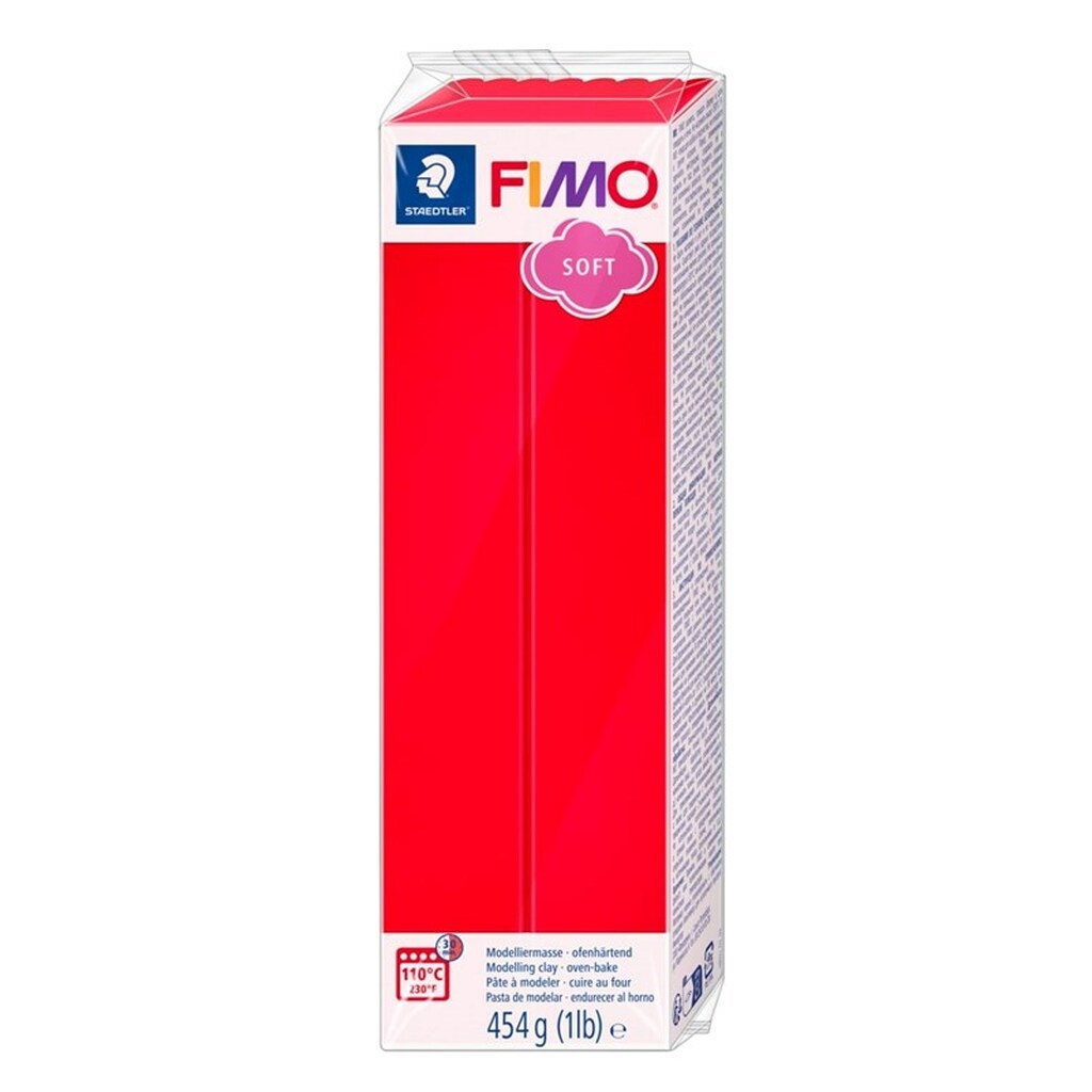 Staedtler FIMO soft modeller 454g Indian rød
