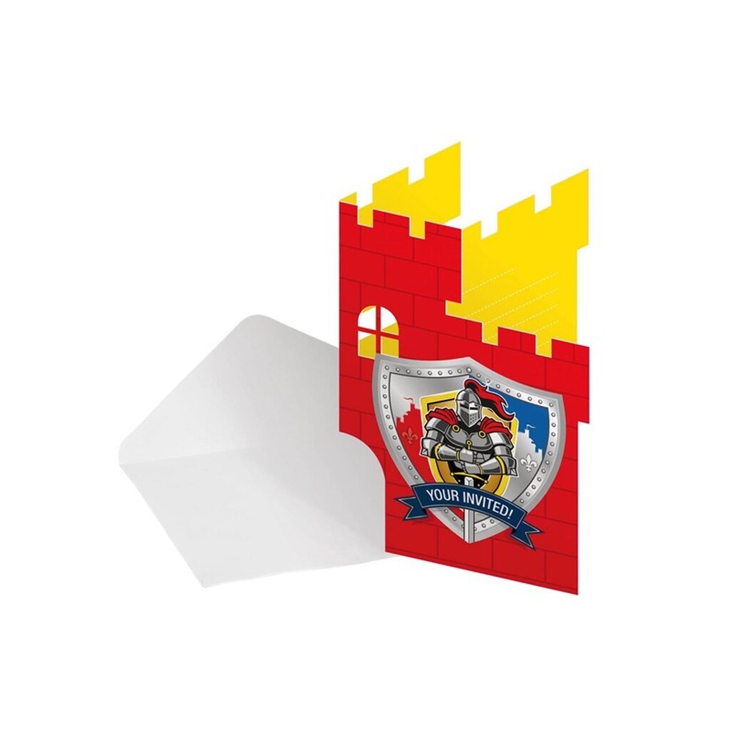 Folat BV - Invitations Knights 8 pcs.