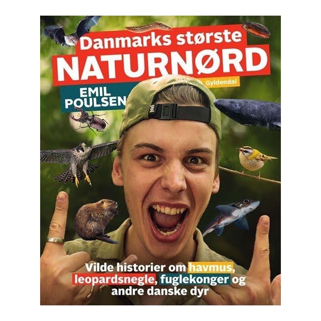 Danmarks største naturnørd - Emil Poulsen - Børnebog - Hardcover