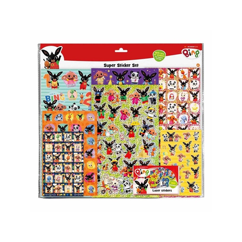 Bambolino Toys - Super Sticker Set - Bing