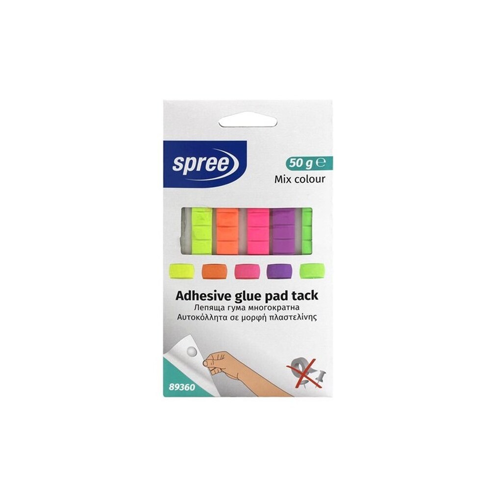 SPREE Hæftemasse 50g. Mix Color