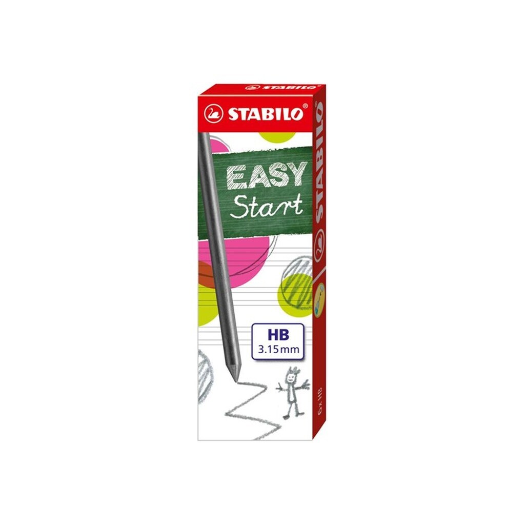 STABILO EASYergo 3.15 - Pencil Refill - Refills - 6 Pieces