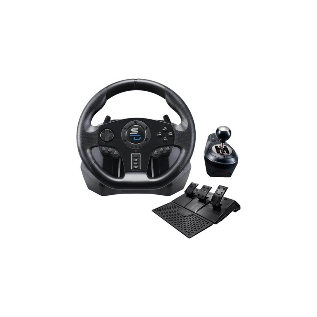 Subsonic Superdrive GS 850-X Steering Wheel - Wired Steering wheel &amp; Pedal set - Sony PlayStation 4