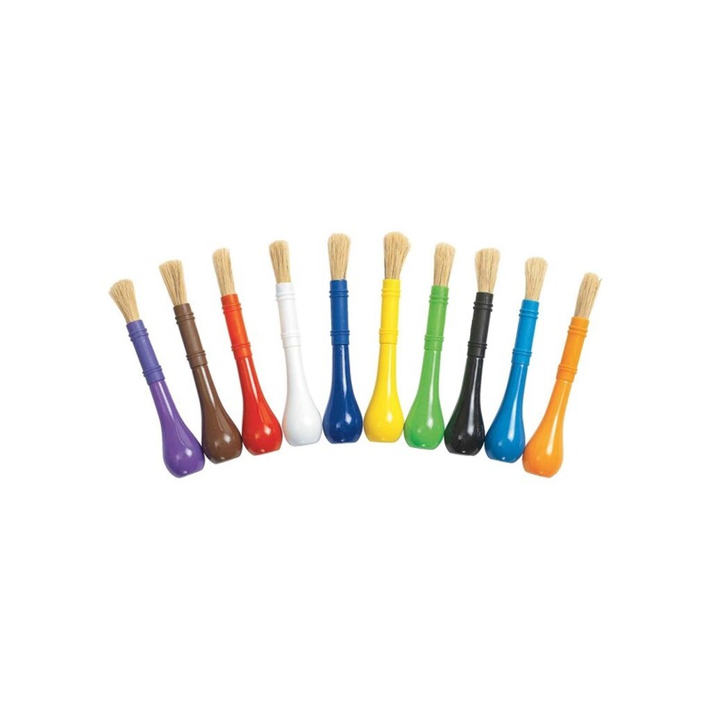 Colorations - Easy-Grip Paint Brushes 10 pcs.