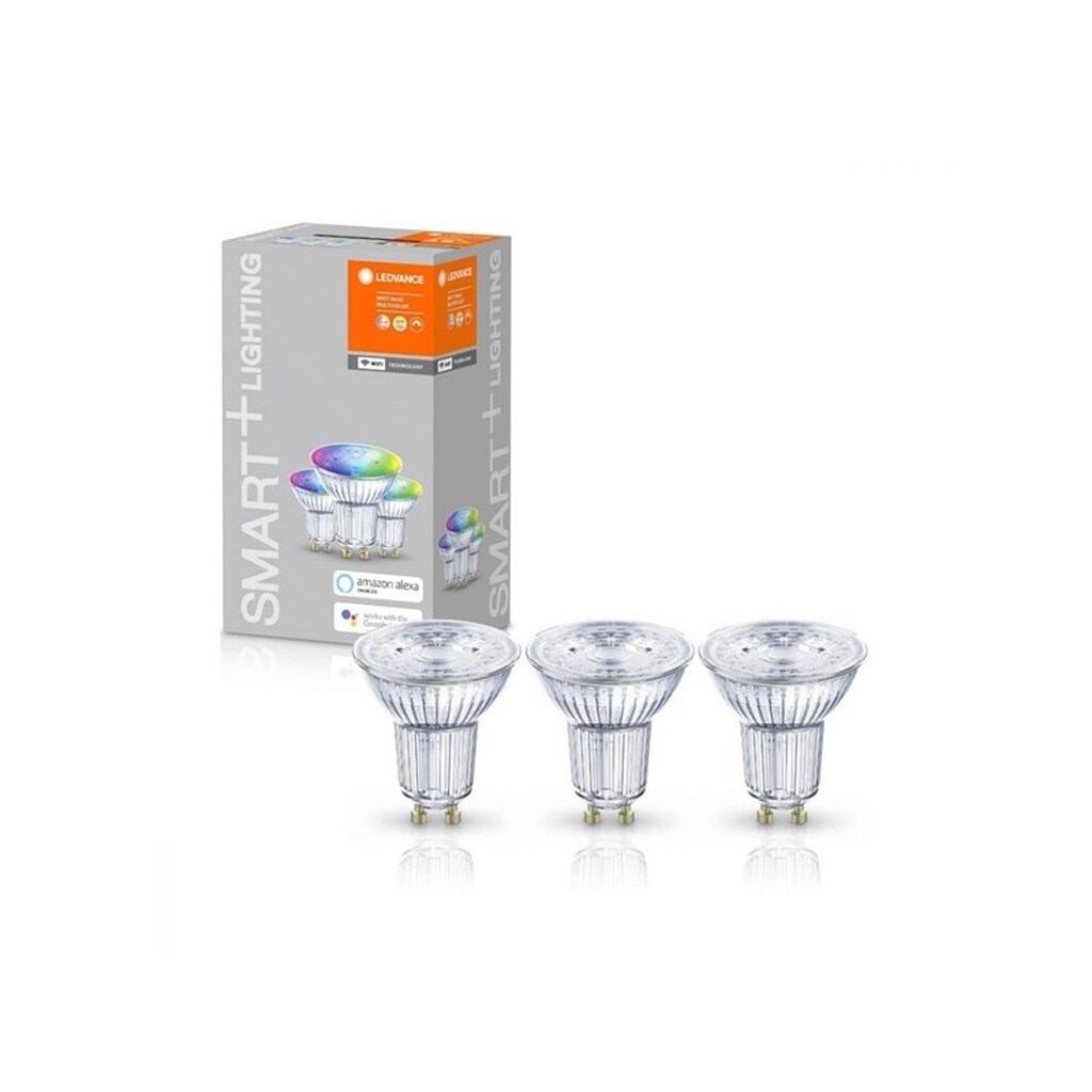 LEDVANCE SMART+ PAR16 50W/RGBW mat GU10 WiFi 3 pak