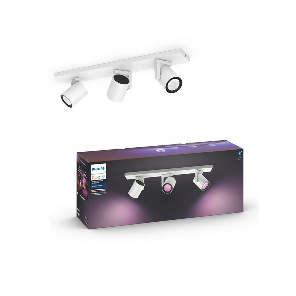 Philips Hue Argenta Plate/Spiral 3x5.7W - Hvid