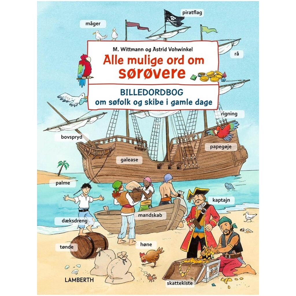 Alle mulige ord om sørøvere - Børnebog - hardcover