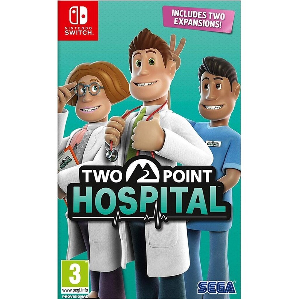 Two Point Hospital (Code in a Box) - Nintendo Switch - Strategi