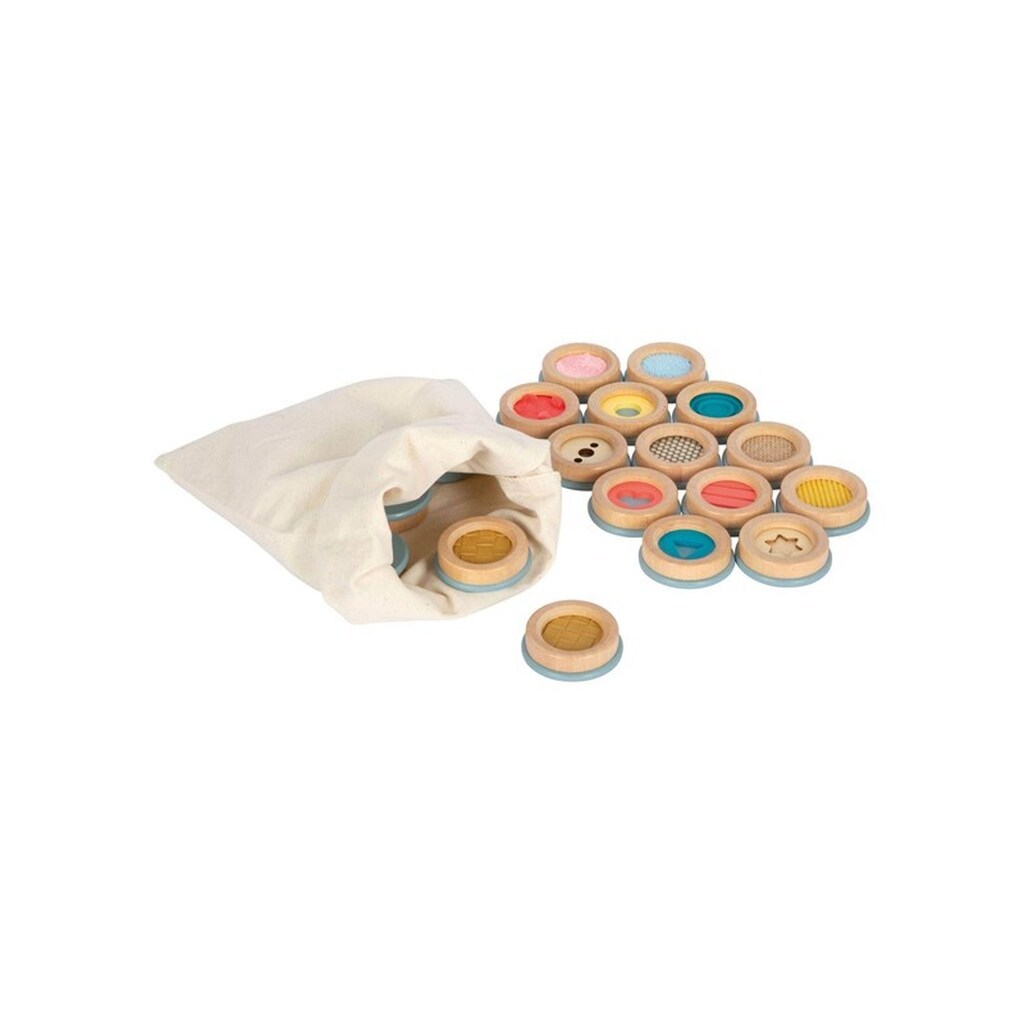 Small Foot - Sensory Wooden Memory Game Sensory