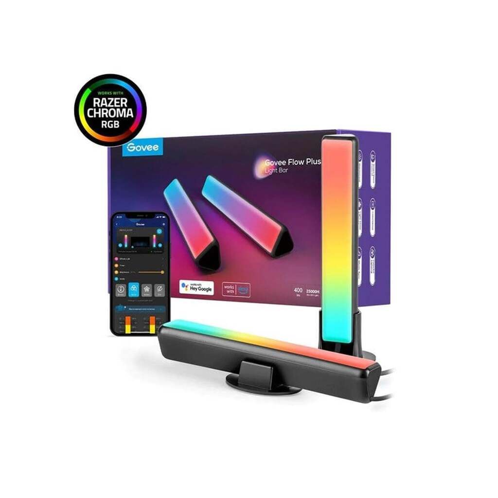 Govee RGBICWW WiFi + Bluetooth Flow Plus Light Bars