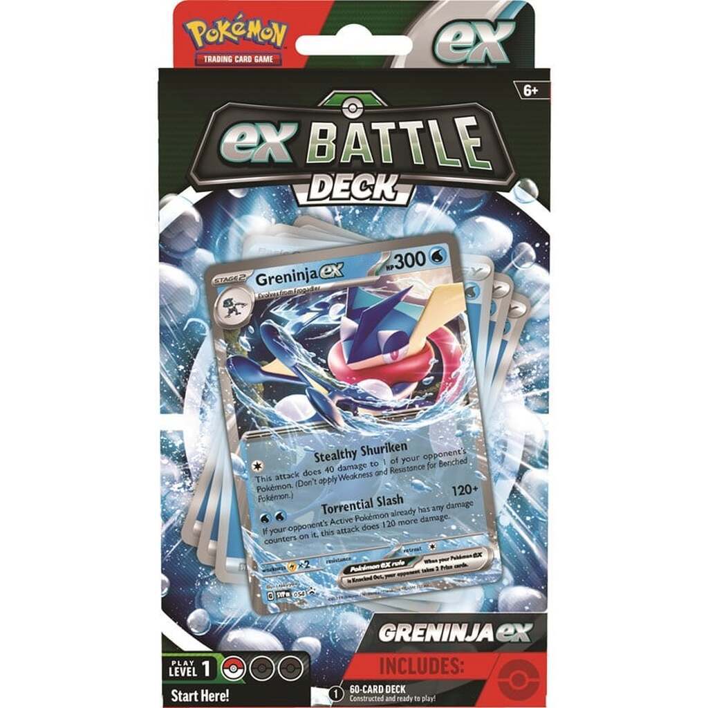 Pokemon TCG ex Battle Deck Greninja ex/Kangaskhan ex - assorted