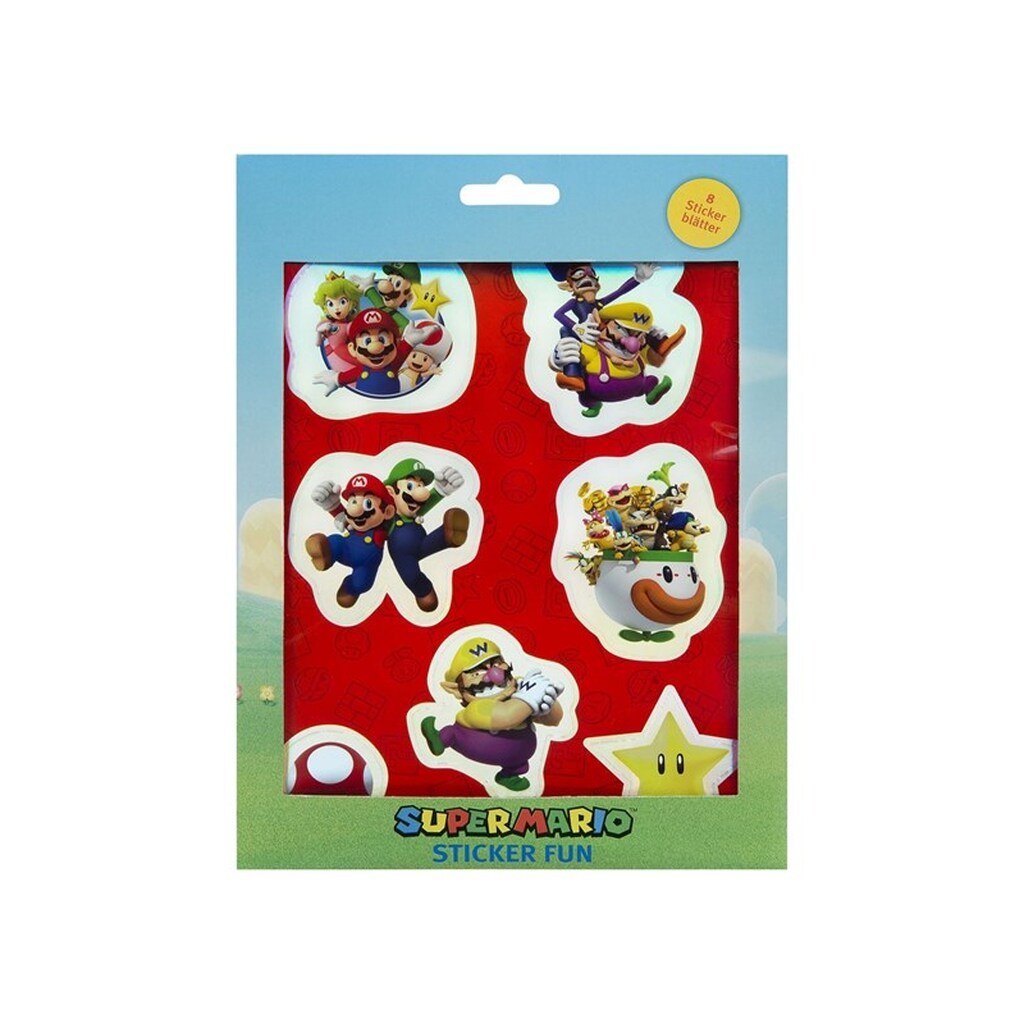 Kids Licensing Super Mario Sticker Set