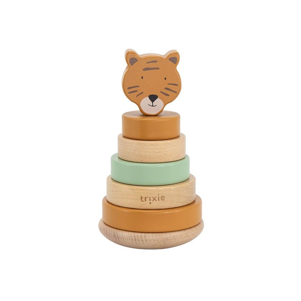Trixie Baby Wooden Stacking Tower - Mr. Tiger
