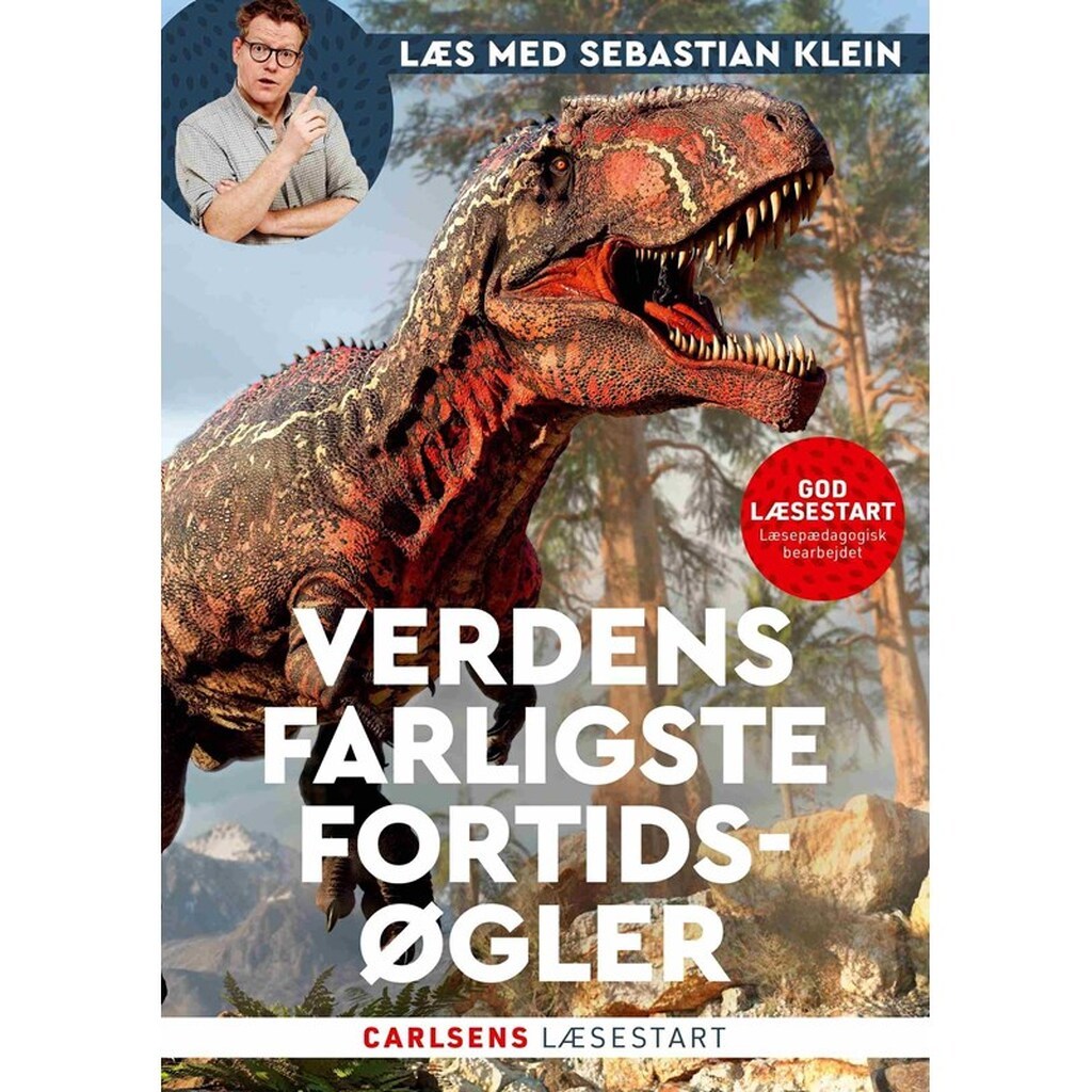 Læs med Sebastian Klein - Verdens farligste fortidsøgler - Børnebog - Hardcover