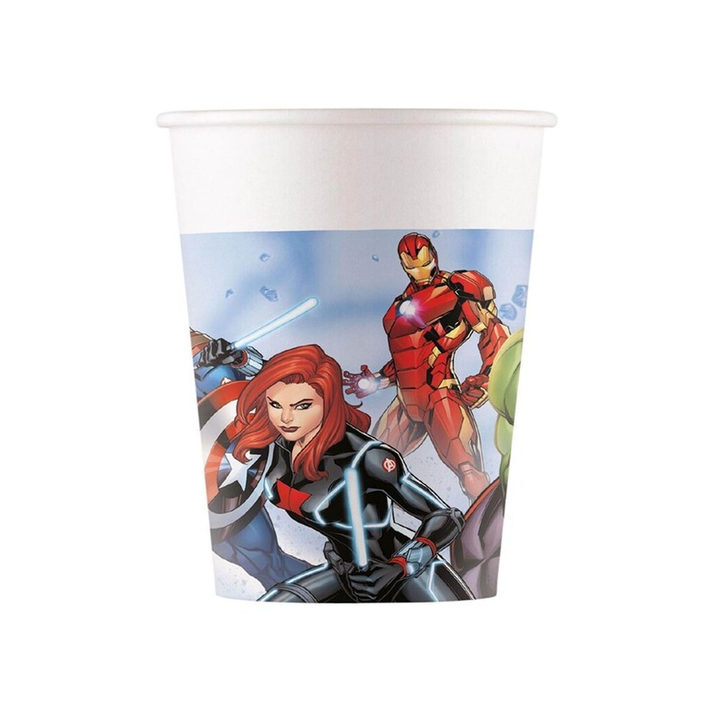 Globos - Paper Cups Avengers Infinity Stones 8pcs.