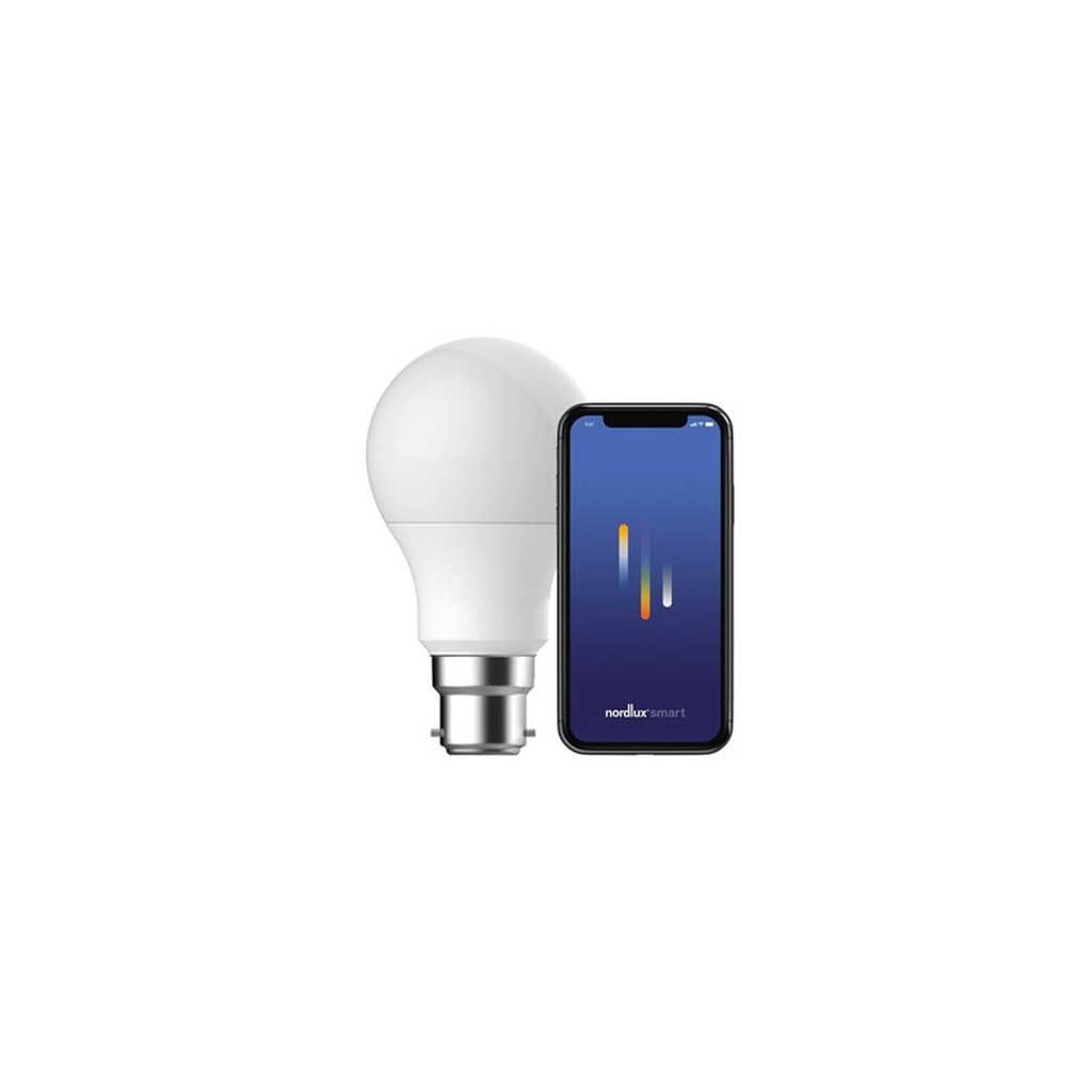 Nordlux Smart Pære B22 2200-6500K+RGB, Frostet