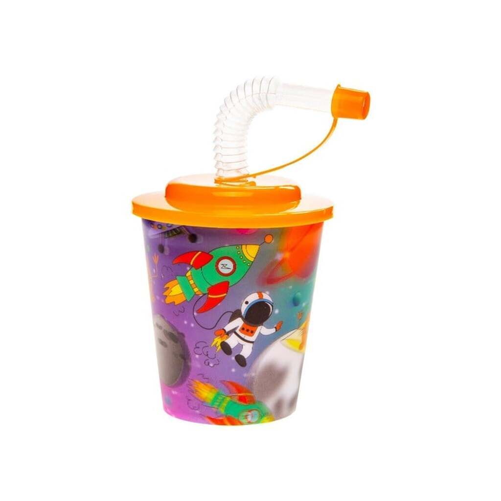 LG-Imports Cup with Lid and Straw Space 12pcs.