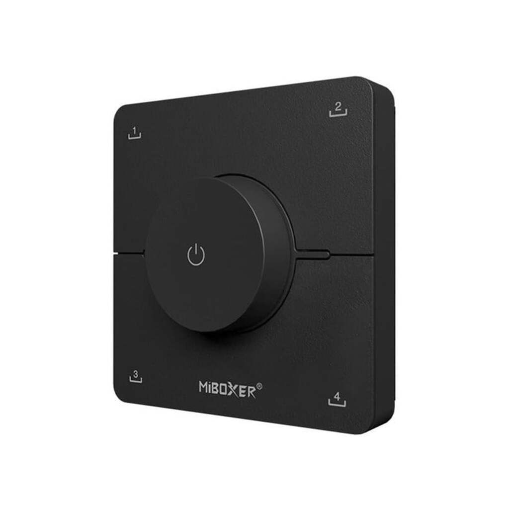 Miboxer Fjernbetjening - Roterende Hjul - Hvid - CCT - 4 Scener - 2.4GHz RF