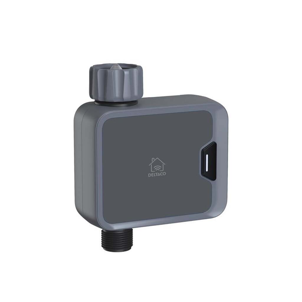 Deltaco SMART HOME WiFi Water Controller Battery-Powered IP54 Fits 1" 1/2" &amp; 3/4" Taps