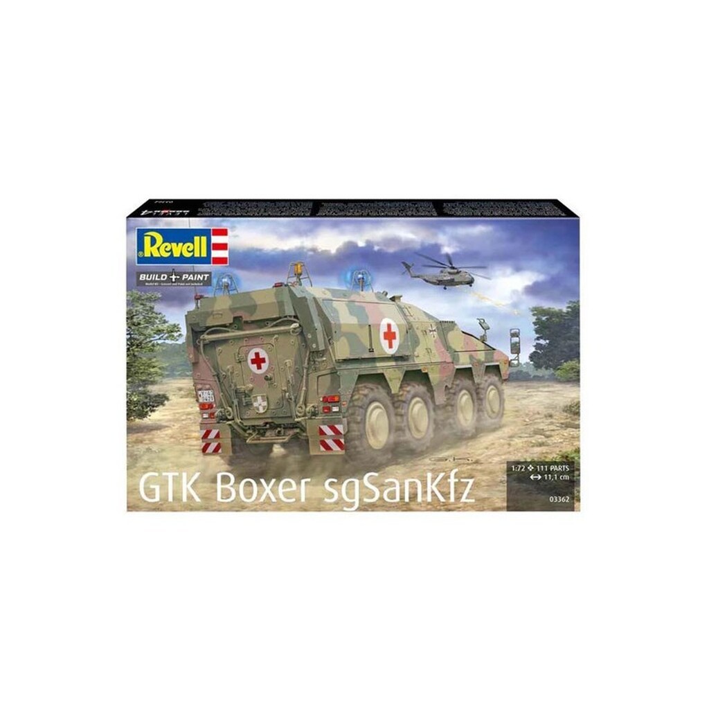Revell Model Building Kit - GTK Boxer sgSANKfz 1:72 - 111st.