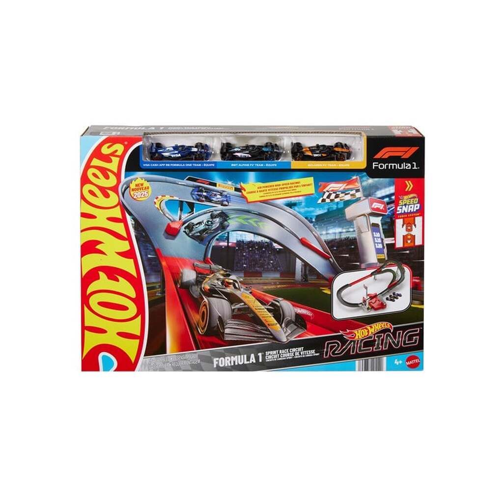 Hot Wheels F-1 Racing Sprint-banesæt