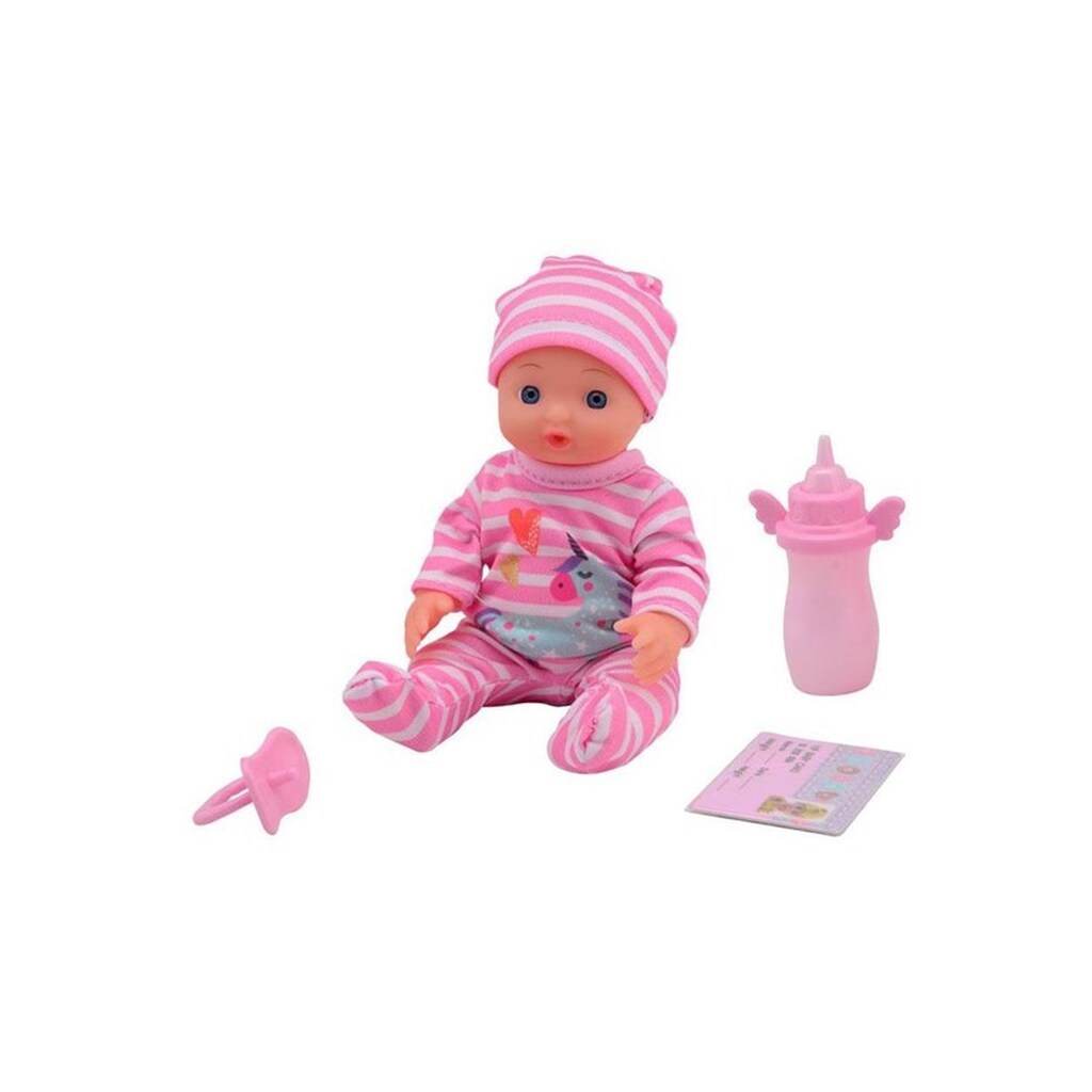 Baby Rose Drinking and Peeing Baby Doll 17cm