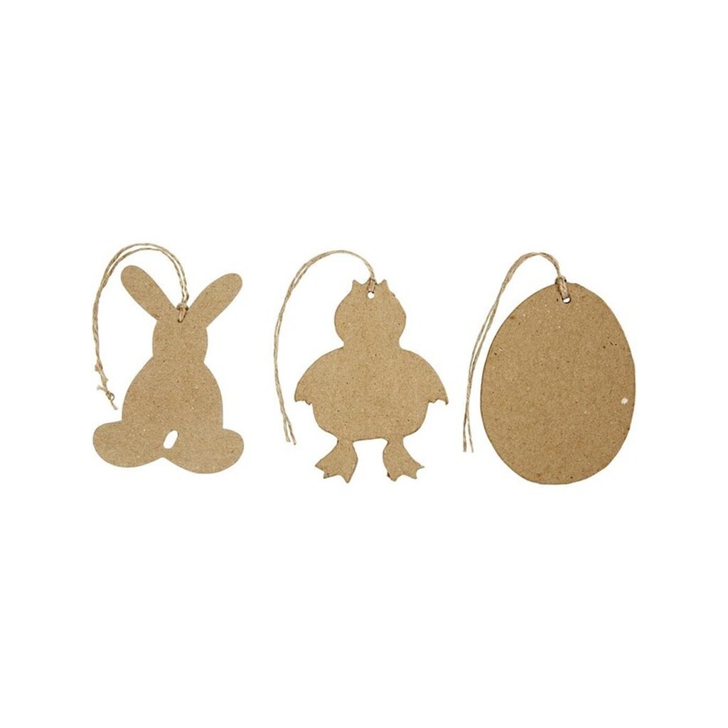 Creativ Company - Easter pendants papier-mâché 6 pcs.