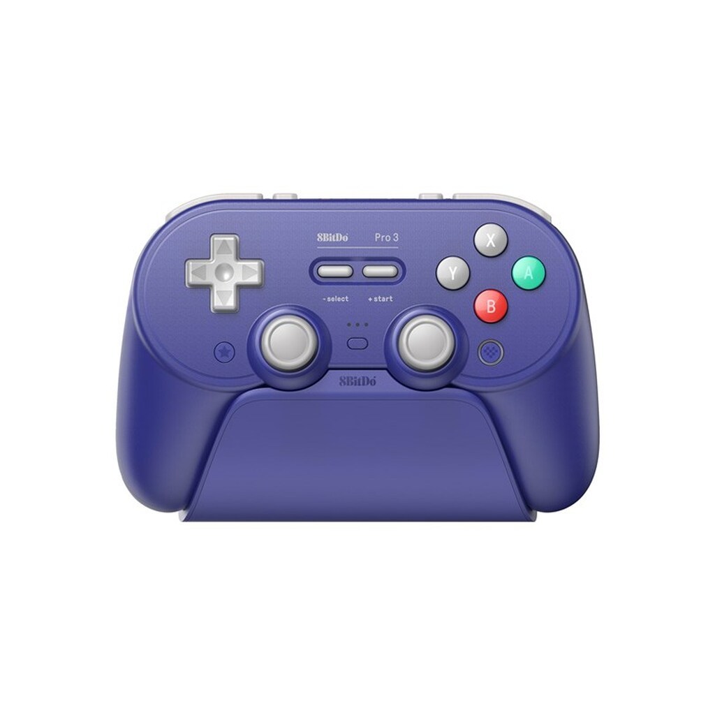 8BitDo Pro 3 - Bluetooth - 2.4G - Hall Effect - TMR - Purple - Wireless Controller - Nintendo Switch 2